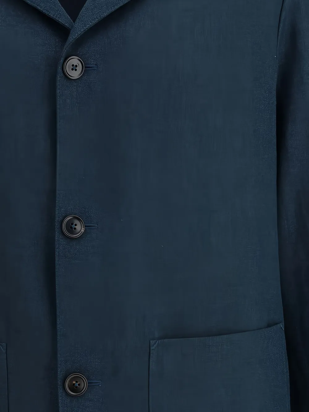 Zegna Jack met opgestikte zak en knopen Blauw