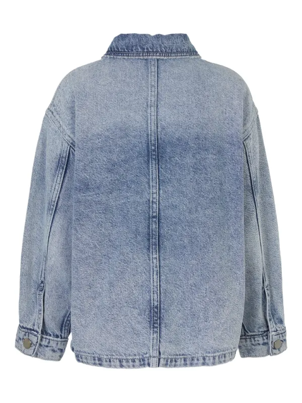 Emporio Armani Kids ウォッシュド デニムジャケット | ブルー