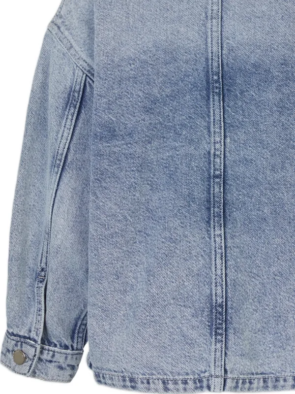Emporio Armani Kids ウォッシュド デニムジャケット | ブルー