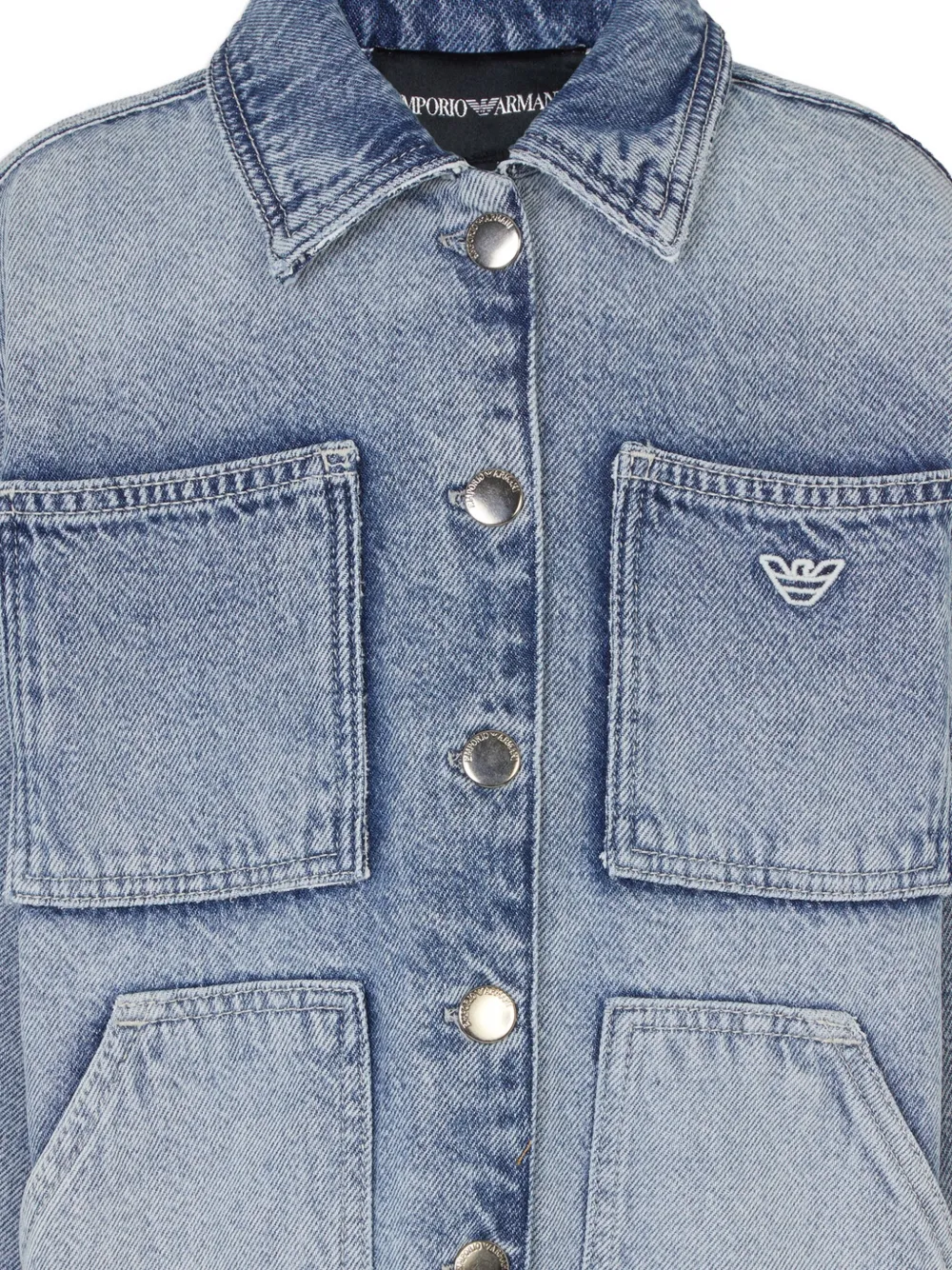 EMPORIO ARMANI WASHED DENIM JACKET