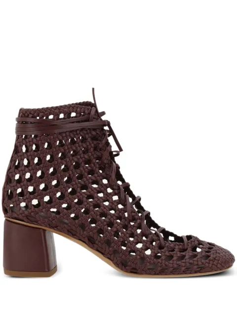 Forte Forte interwoven lace-up boots