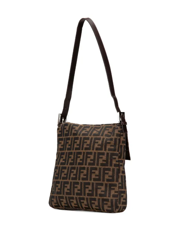 Fendi Pre-Owned 2010-2024 ズッカ キャンバス ショルダーバッグ