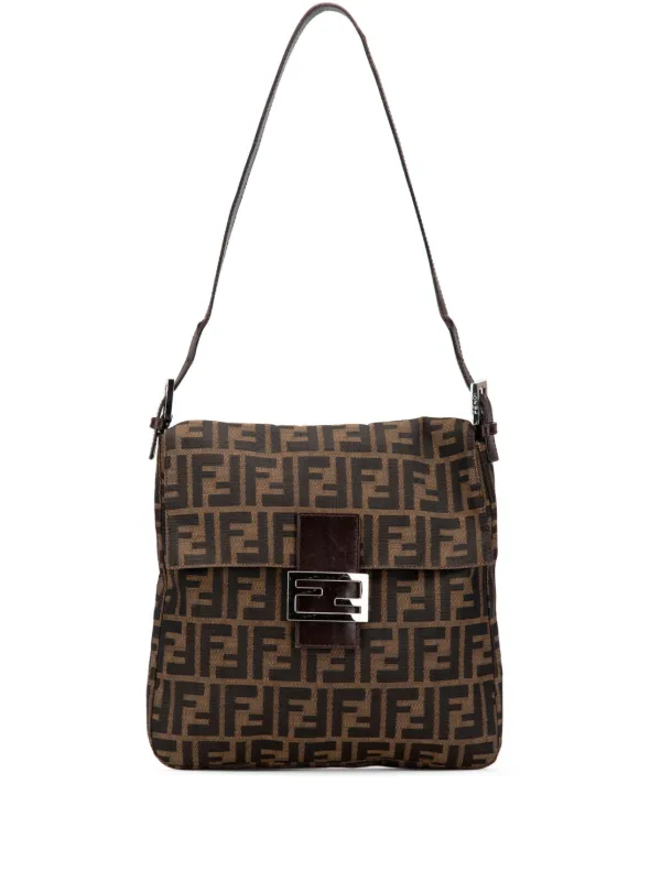 Fendi Pre-Owned 2010-2024 ズッカ キャンバス ショルダーバッグ