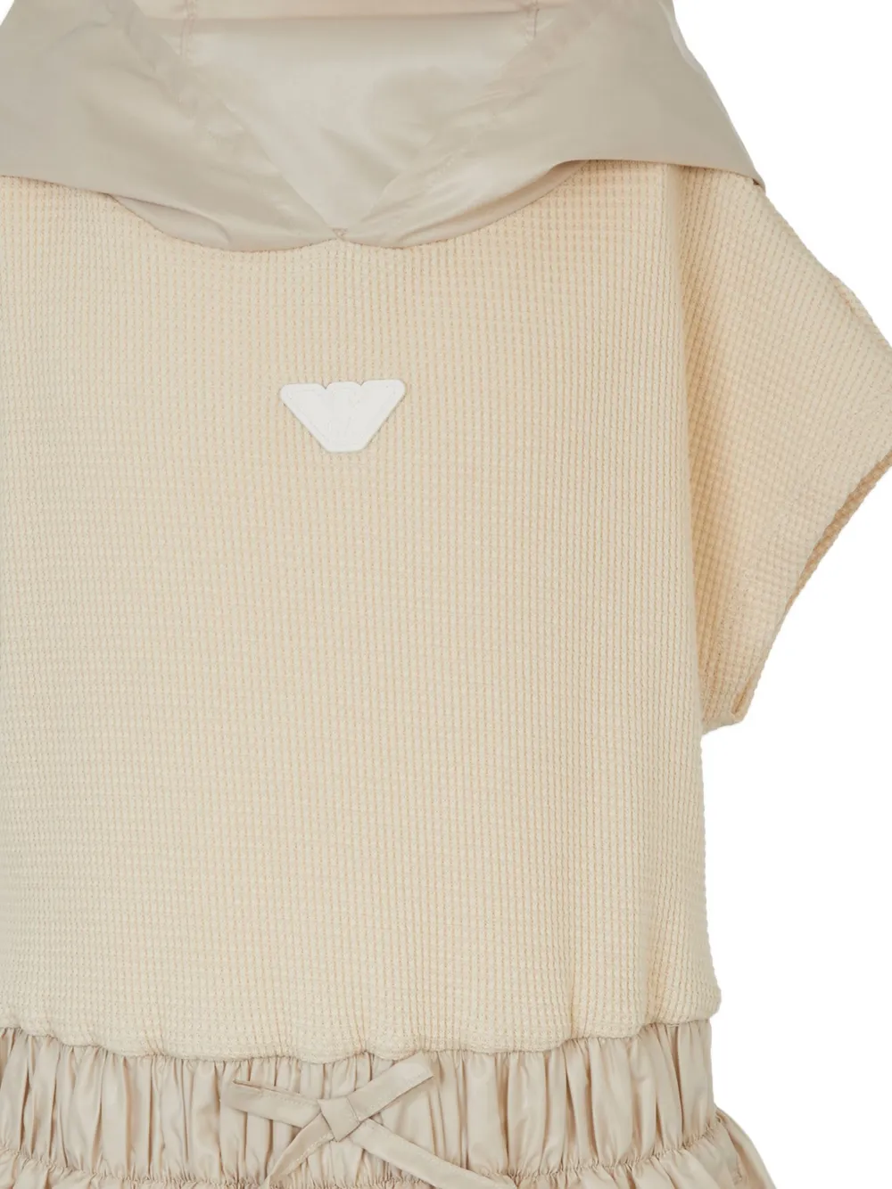Emporio Armani Kids Jersey jurk Beige