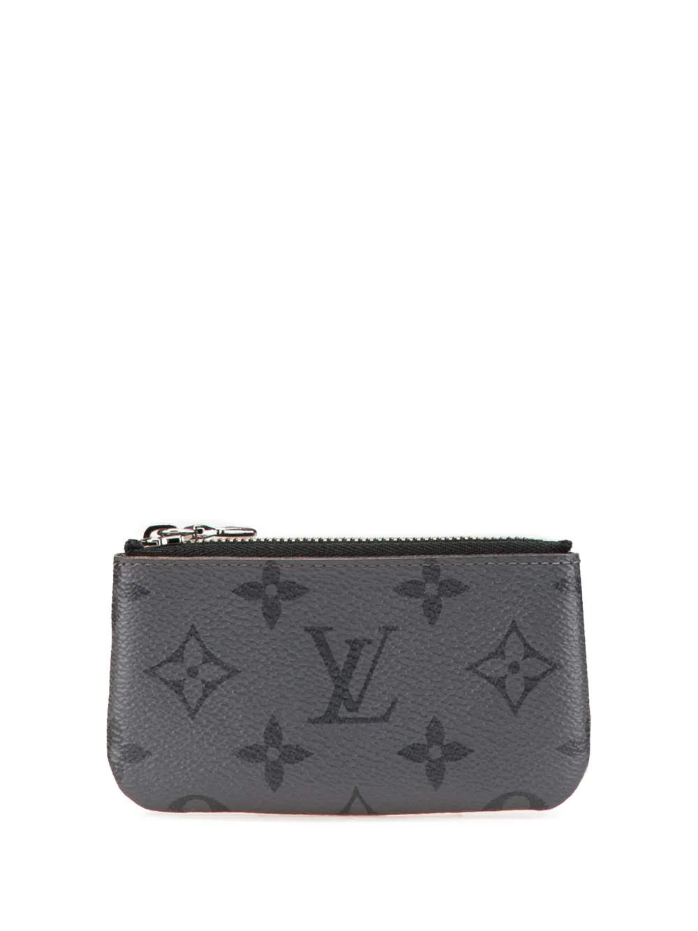 Louis Vuitton Pre-Owned 2022 モノグラム エクリプス リバース ポシェット クレ コインケース - ブラック Louis Vuitton Pre-Owned 2022 モノグラム エクリプス リバース ポシェット クレ コインケース - ブラック