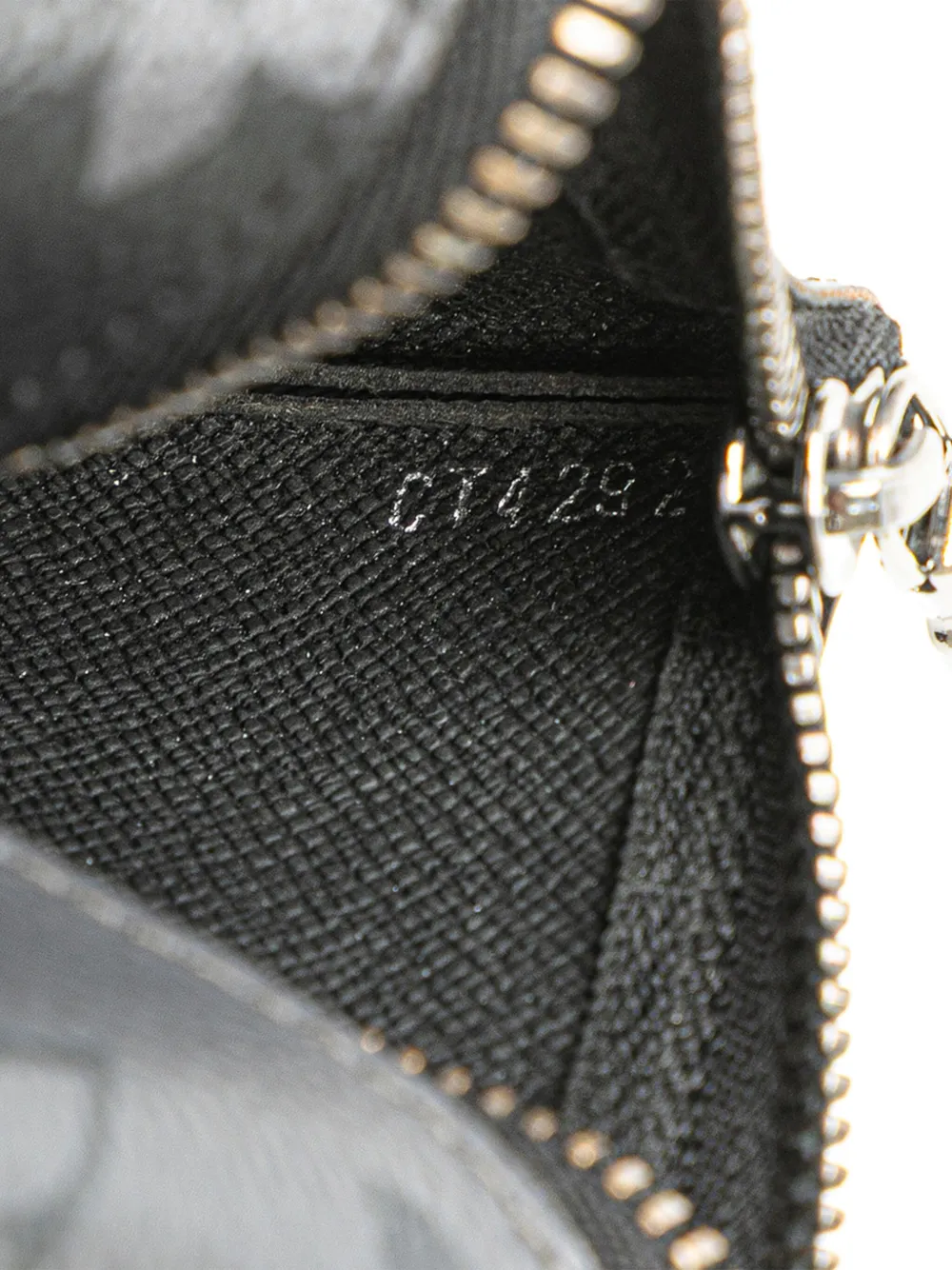 Pre-owned Louis Vuitton 2022 Monogram Eclipse Reverse Pochette Cles Coin Pouch