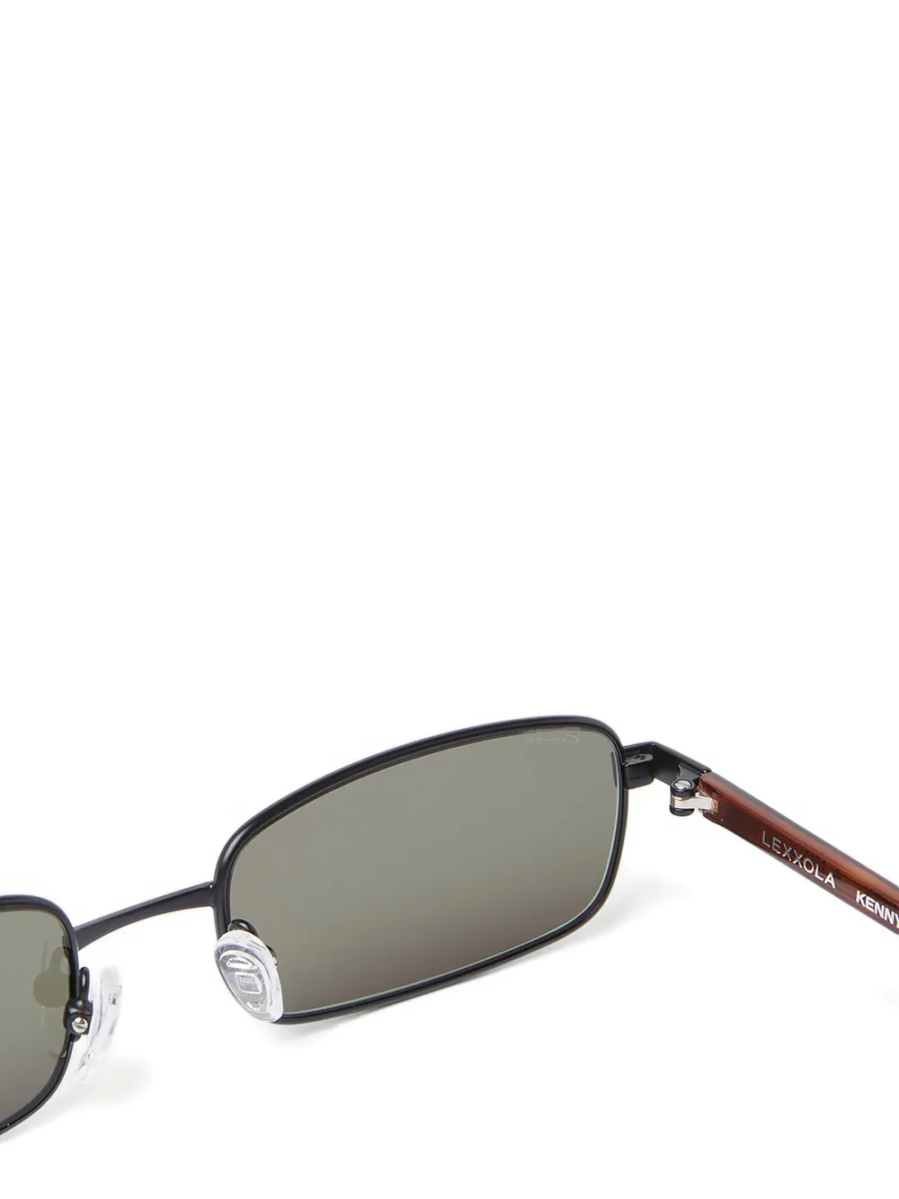  Lexon Kenny Rectangular Sunglasses - Black 