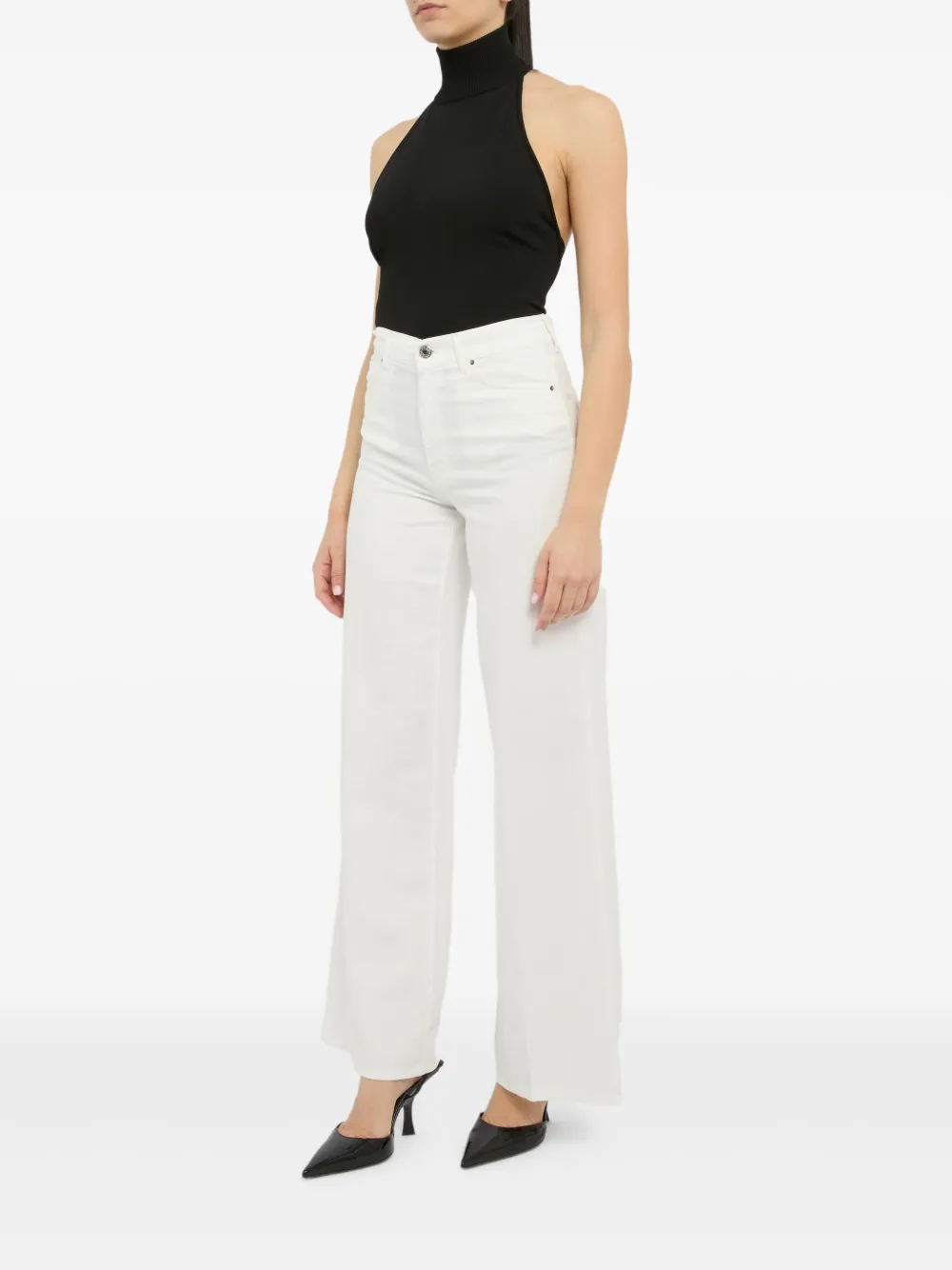 CIGALA'S Bell Palazzo jeans - Wit