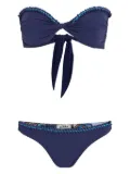 Amir Slama bead-embellished bikini set - Blue
