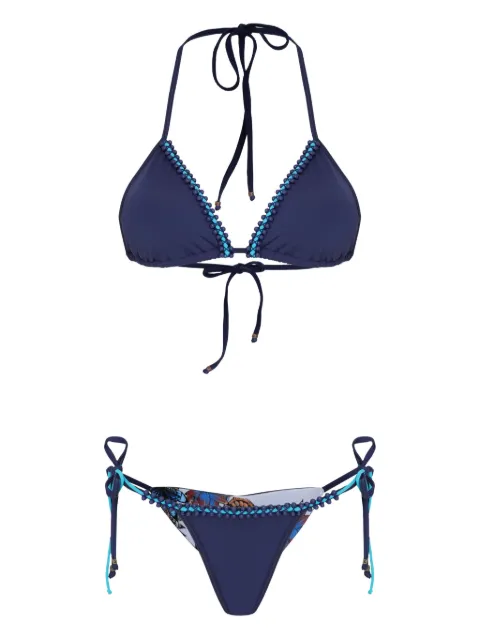 Amir Slama beaded triangle bikini set