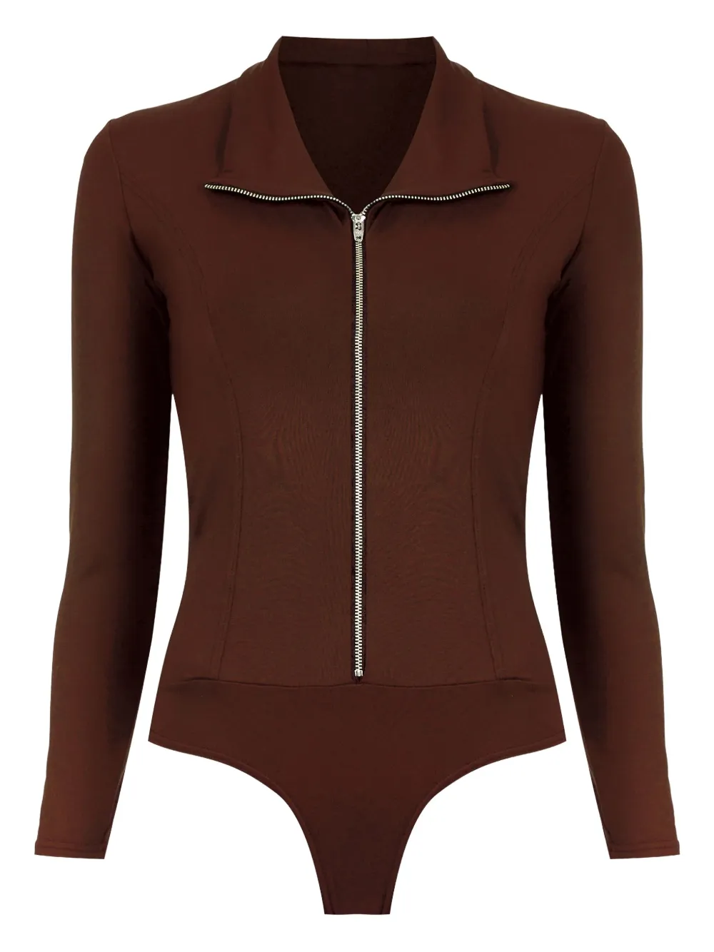 Amir Slama high-neck zip bodysuit Bruin
