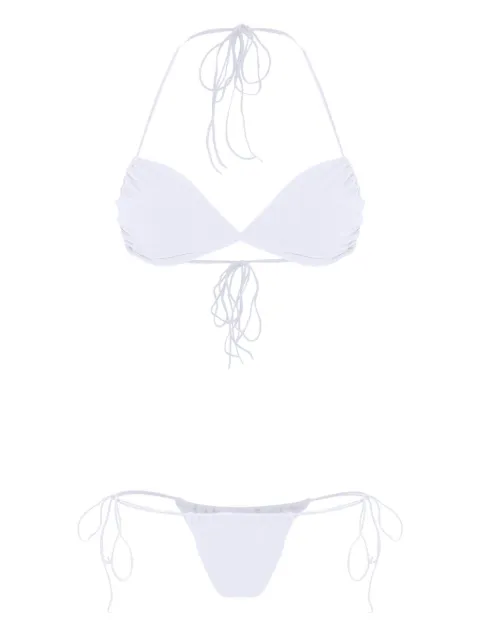 Amir Slama tie-fastening triangle bikini set