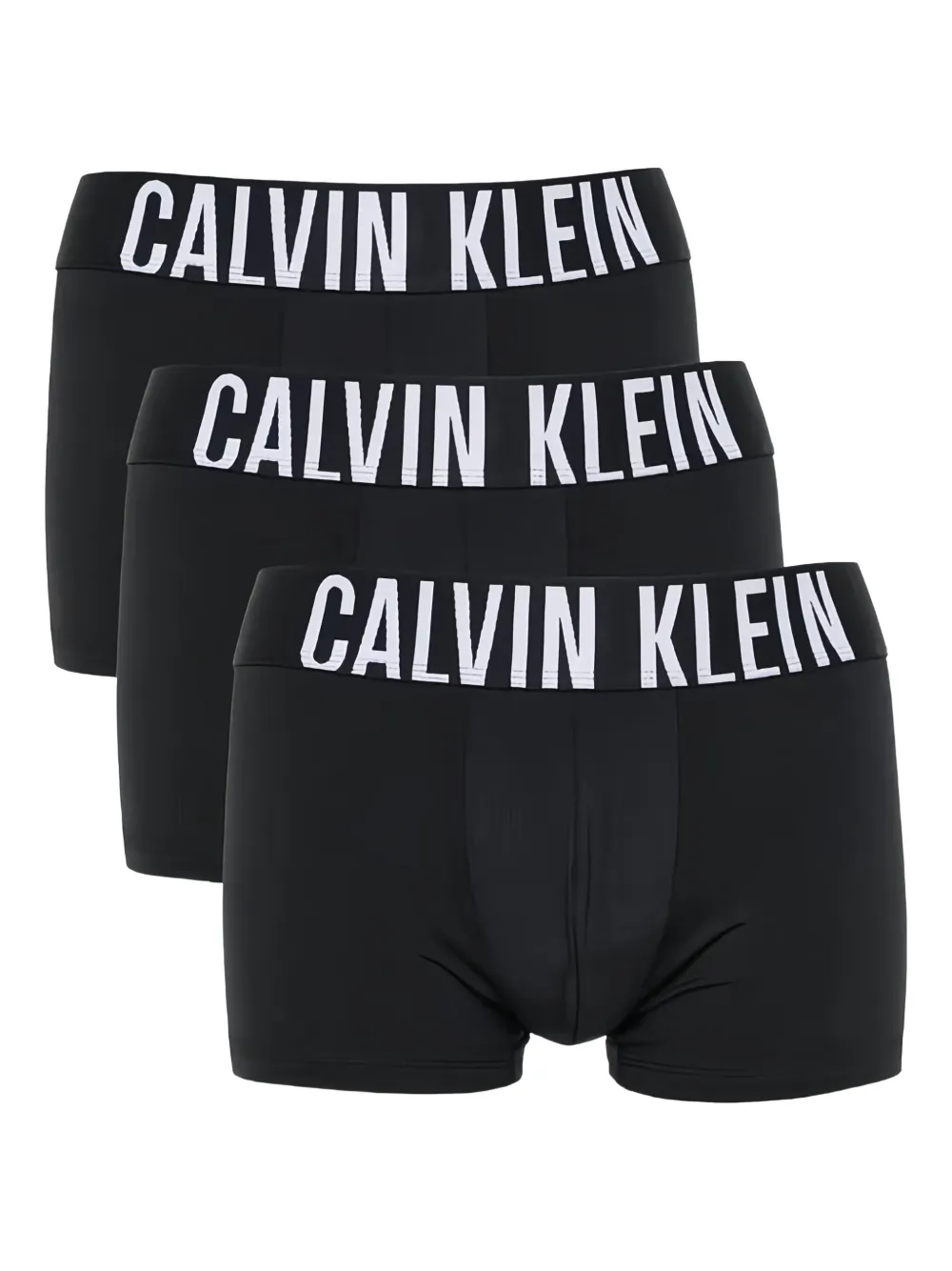 Calvin Klein logo-print boxers (pack of three) | Black | Image 1