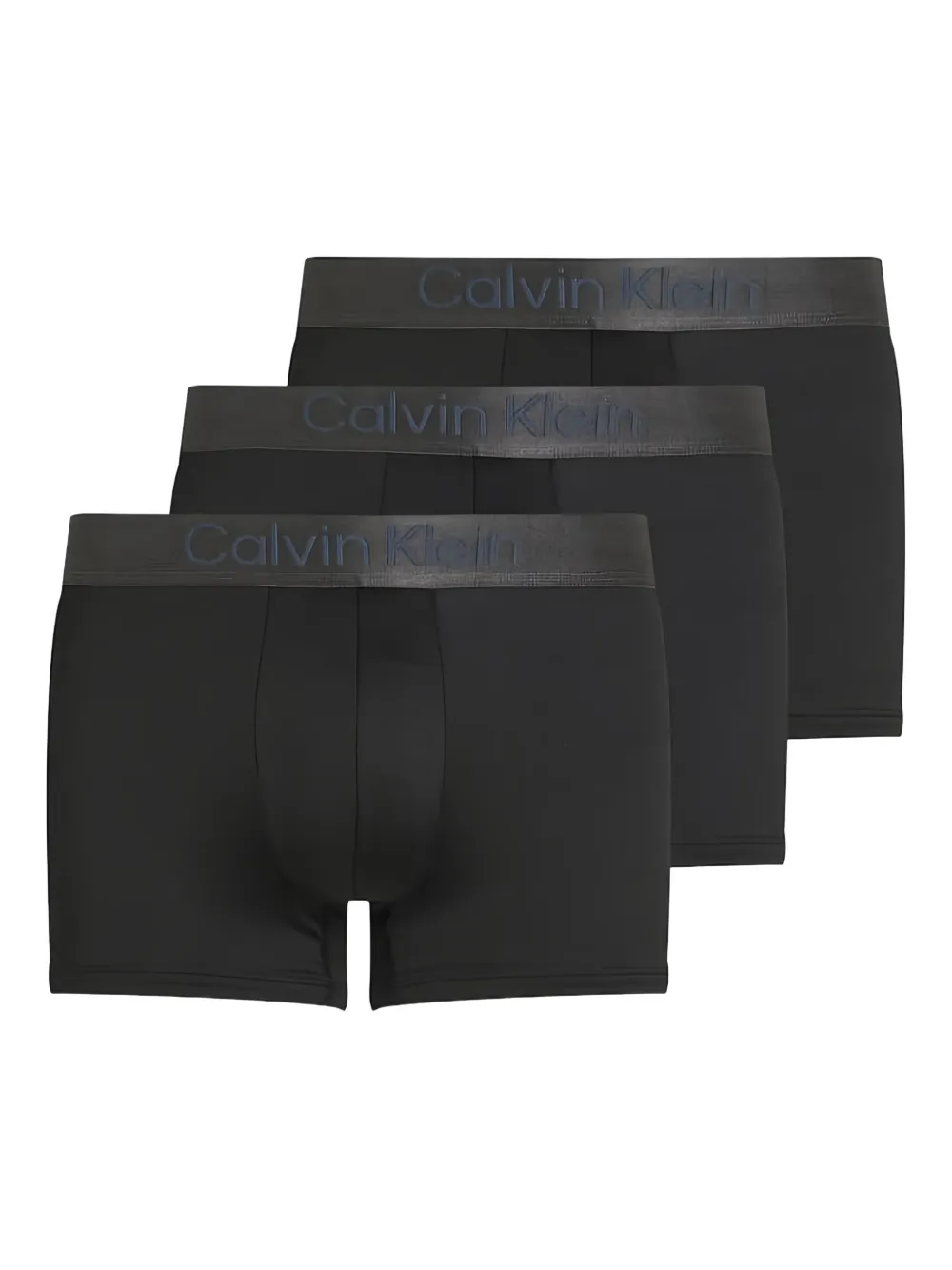 Calvin Klein logo-print boxers (pack of three) | Black | Image 1