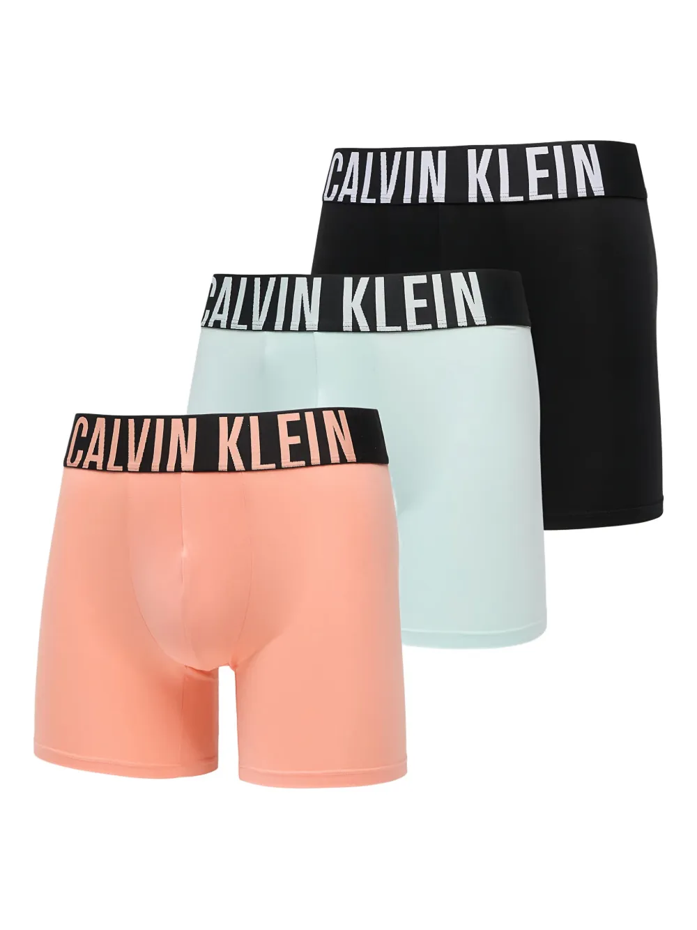 Calvin Klein Underwear logo-print boxers (pack of three) | Orange | Image 1