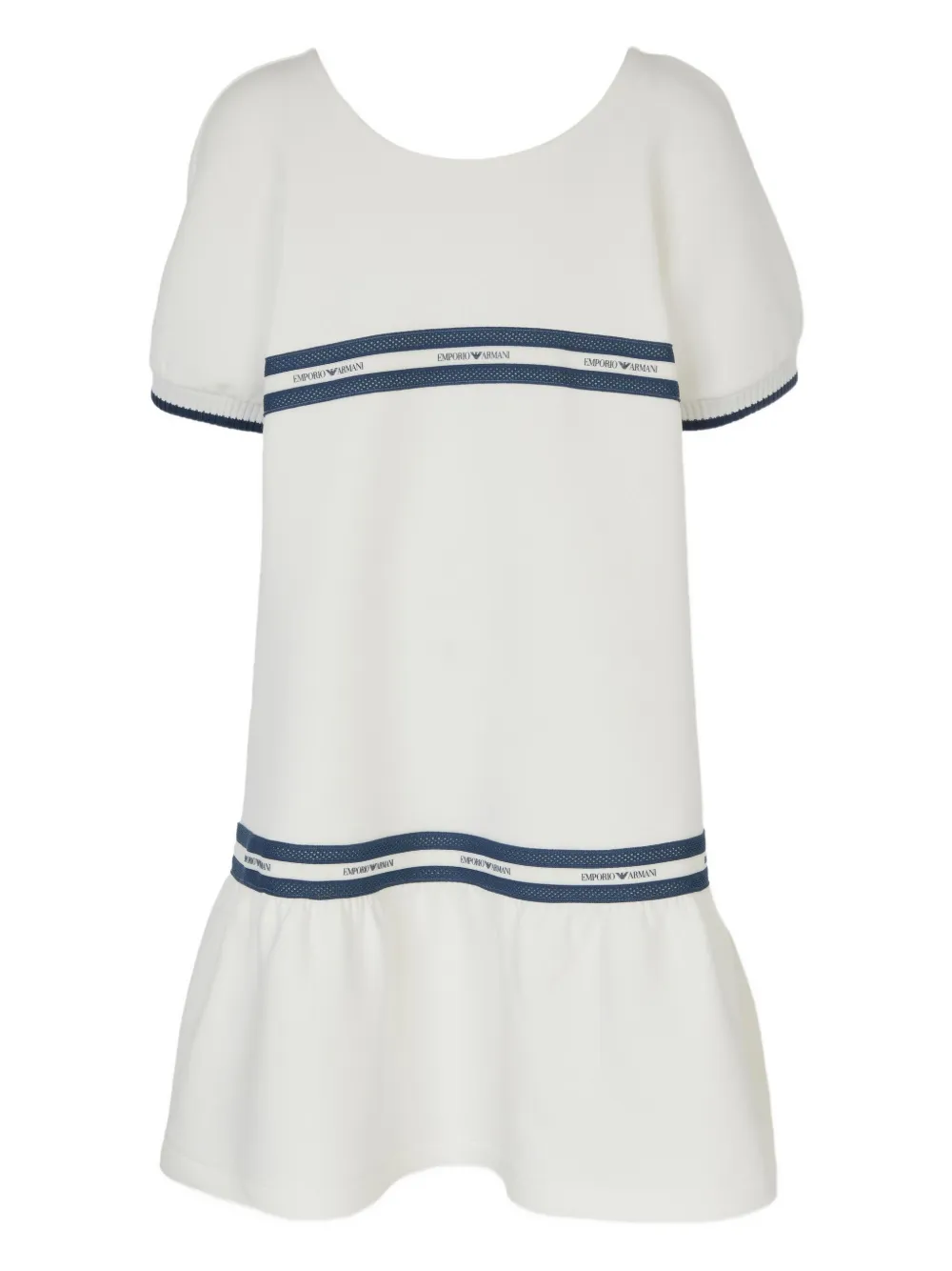 Emporio Ar i Kids Jersey jurk Wit