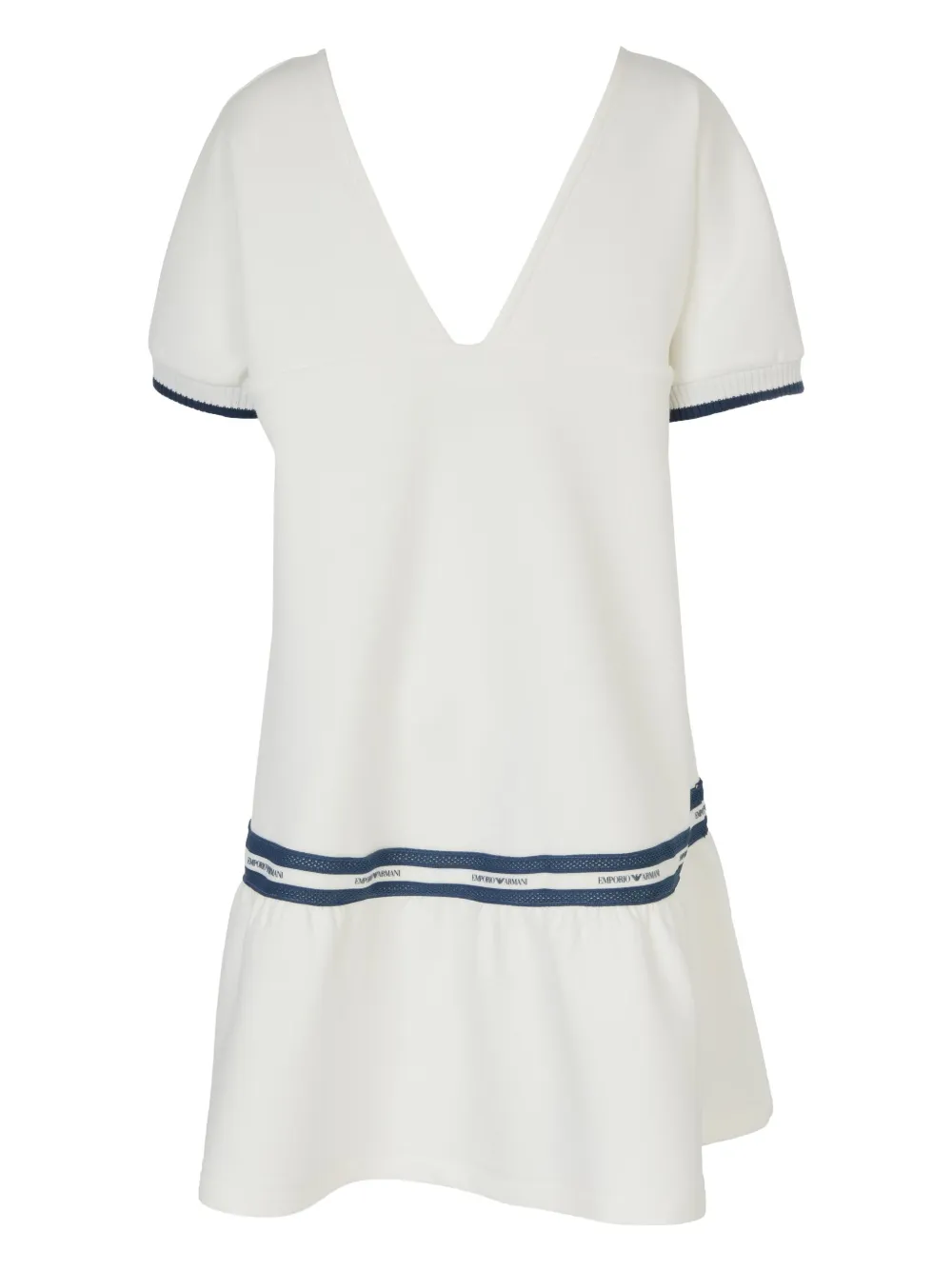 Emporio Armani Kids Jersey jurk Wit