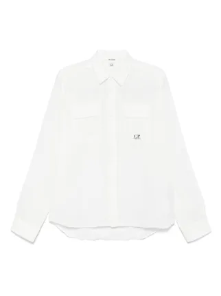 C.P. Company リネンシャツ | ホワイト | FARFETCH JP
