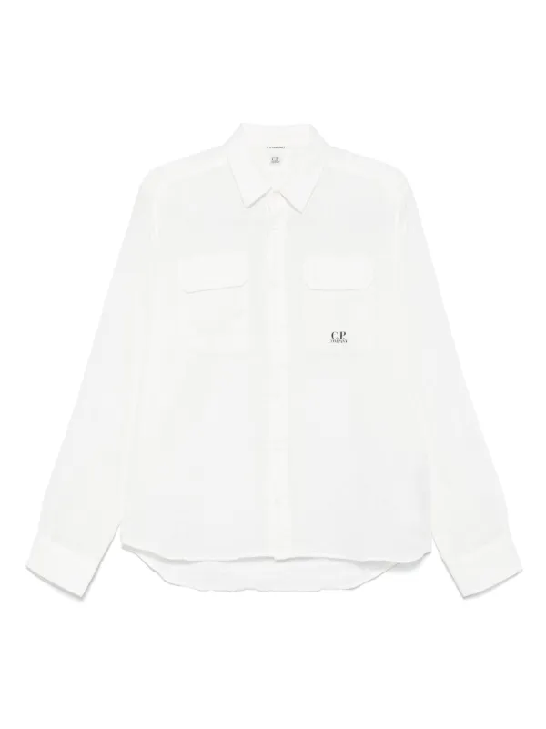 CP COMPANYリネンシャツ C.P. Company リネンシャツ | グリーン | FARFETCH JP