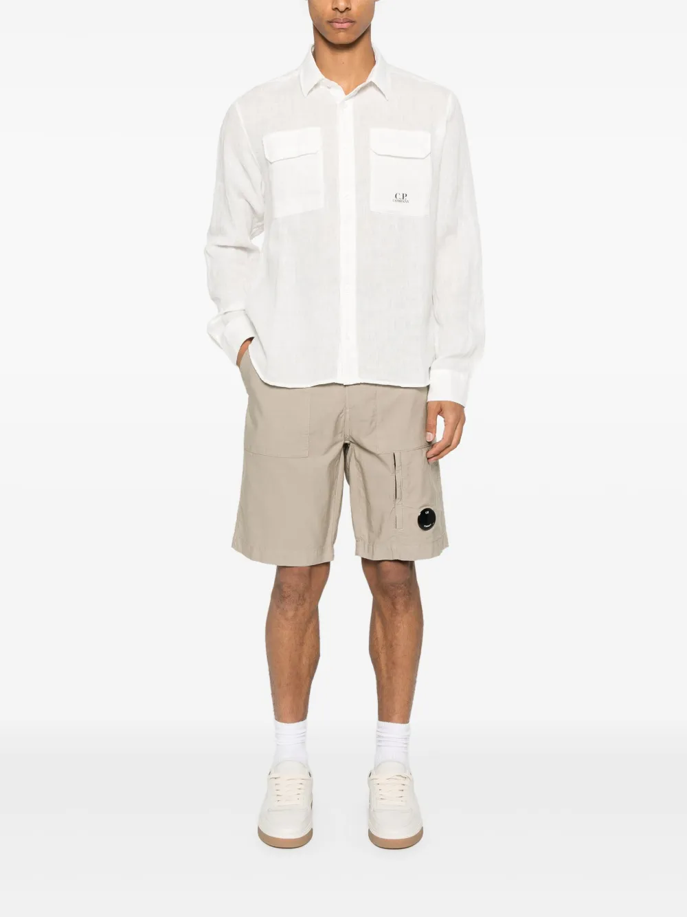 C.P. Company linen shirt - Wit