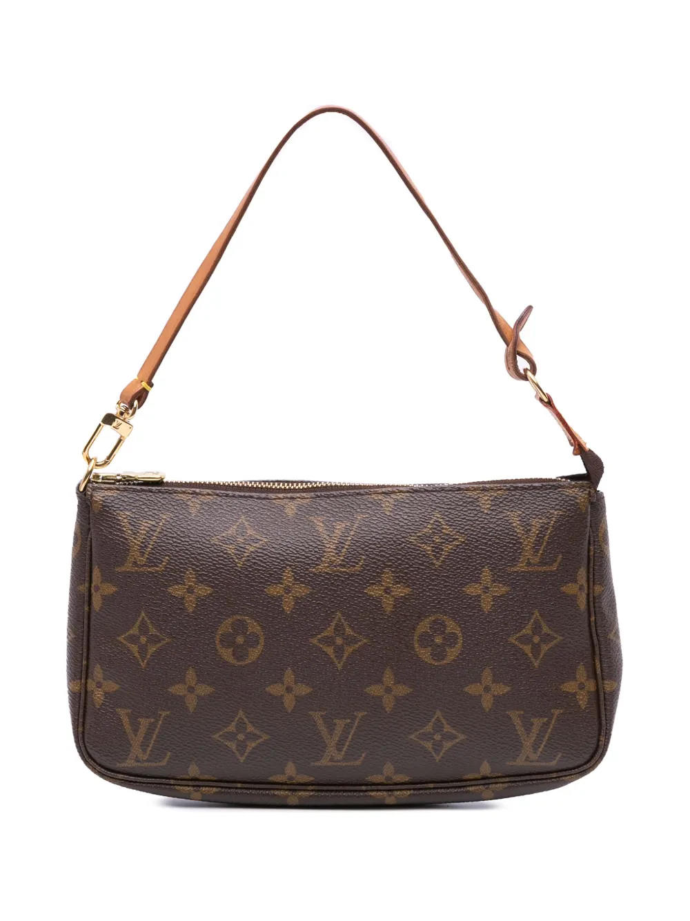 Louis Vuitton Pre-Owned 2000 モノグラム ポシェット アクセソワール ショルダーバッグ - ブラウン Louis Vuitton Pre-Owned 2000 モノグラム ポシェット アクセソワール ショルダーバッグ - ブラウン