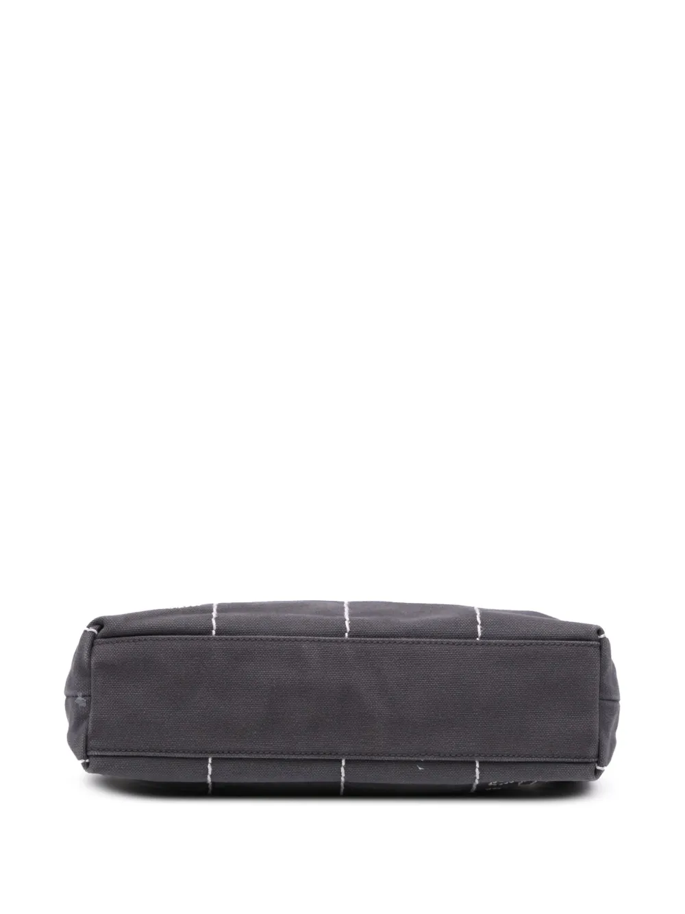 Pre-owned Chanel 2003-2004 Cc Chocolate Bar Canvas Shoulder Bag