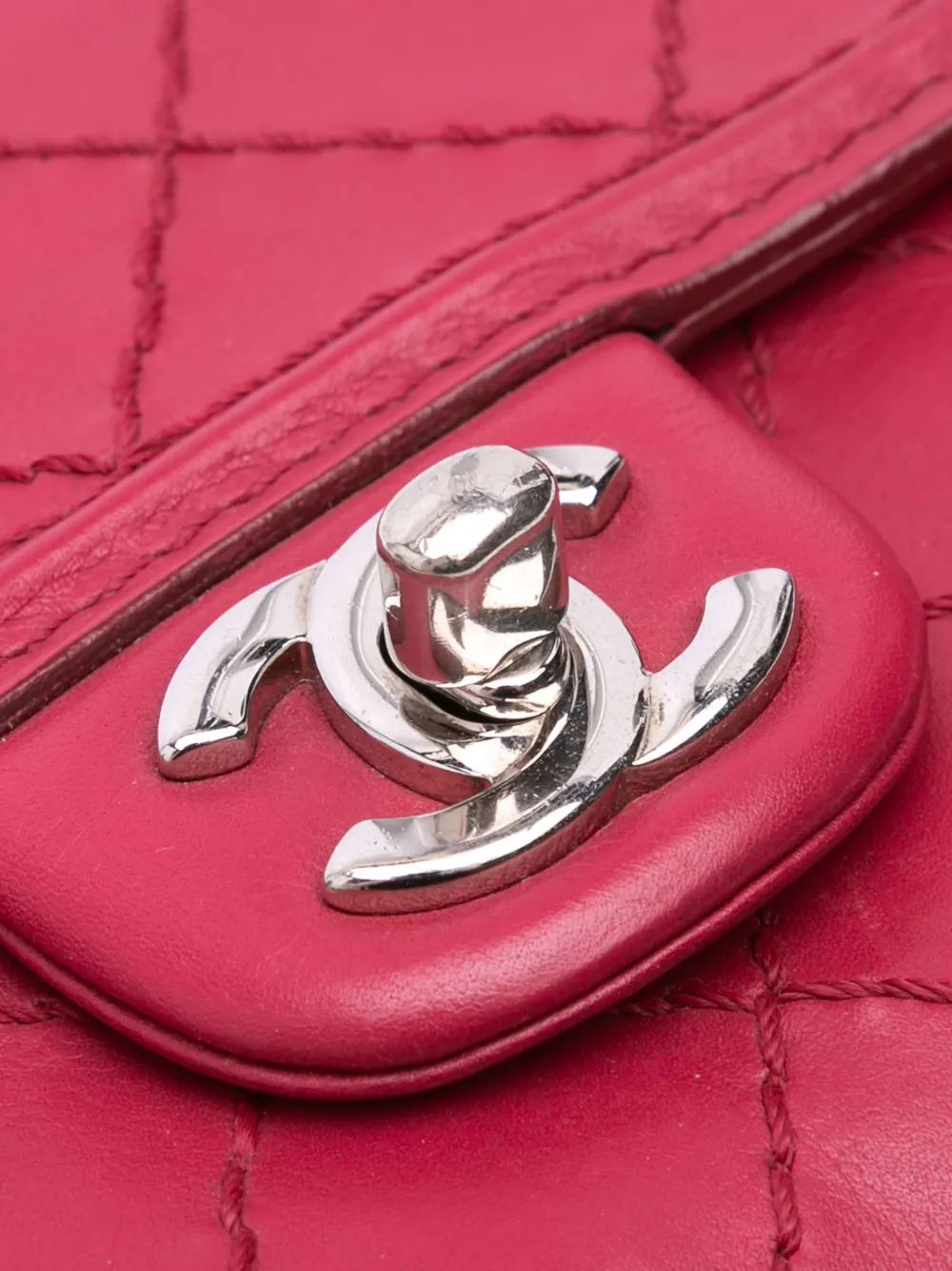 Pre-owned Chanel 2012-2013 Mini Stitched Calfskin Citizen Flap Crossbody Bag