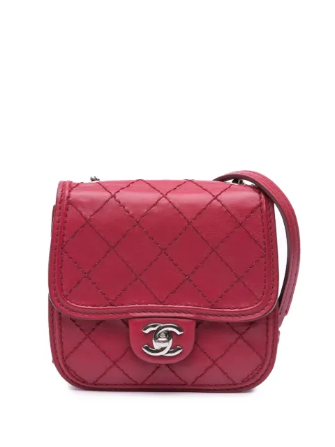 CHANEL Pre-Owned 2012-2013 Mini Stitched Calfskin Citizen Flap crossbody bag