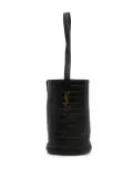 Saint Laurent Pre-Owned 2023 Medium Lambskin Cecile bucket bag - Black