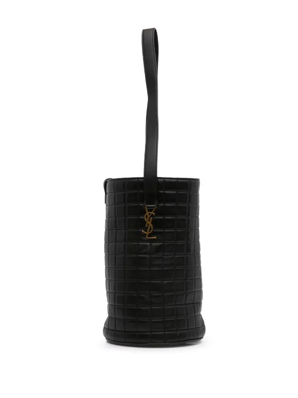 ＊SAINT LAURENT＊Laurent Large Cecile バケットバッグ Saint Laurent LARGE CECILE バッグ - Noir | FWRD
