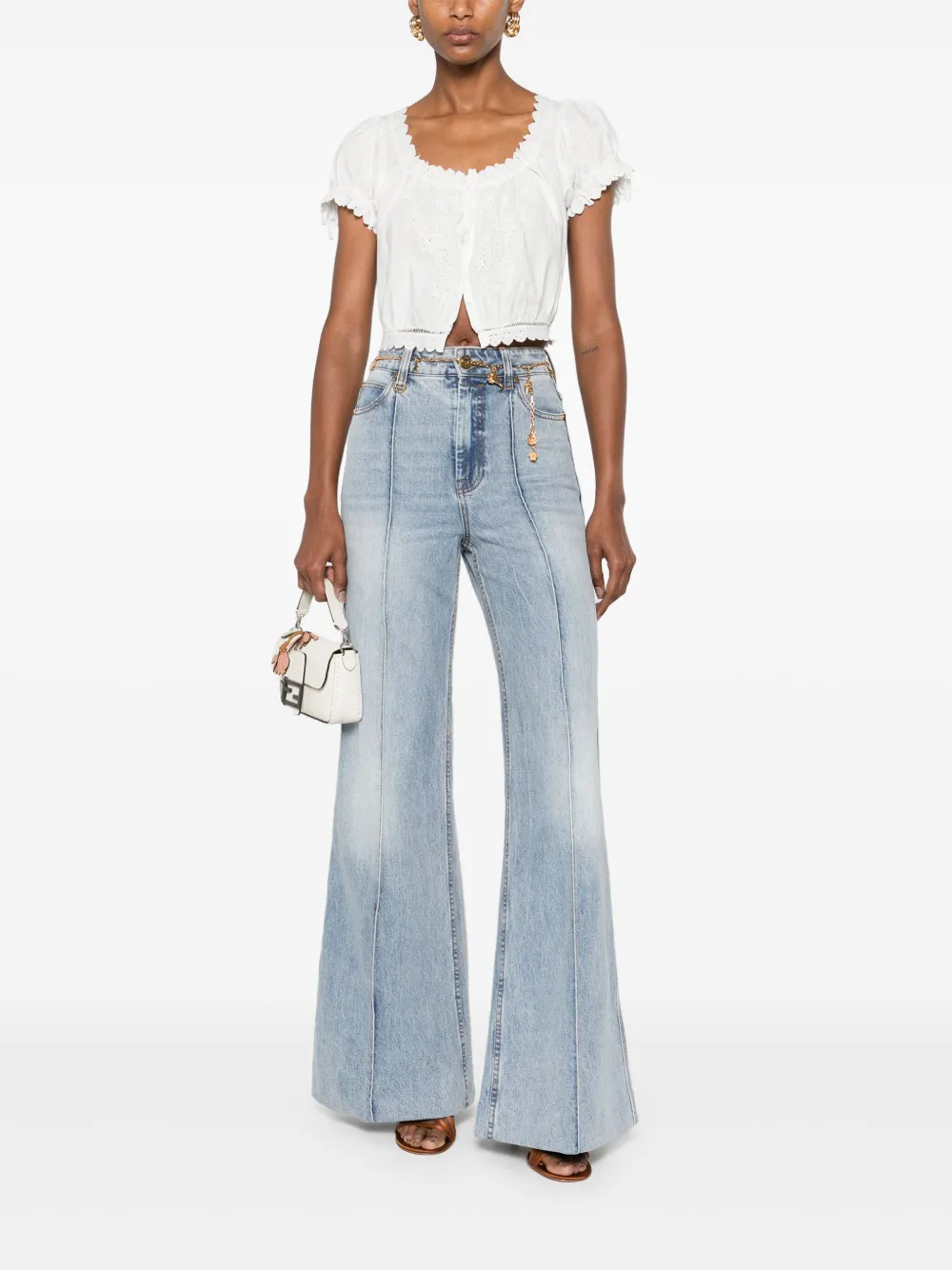 ZIMMERMANN Jeans met wijde pijpen - Blauw