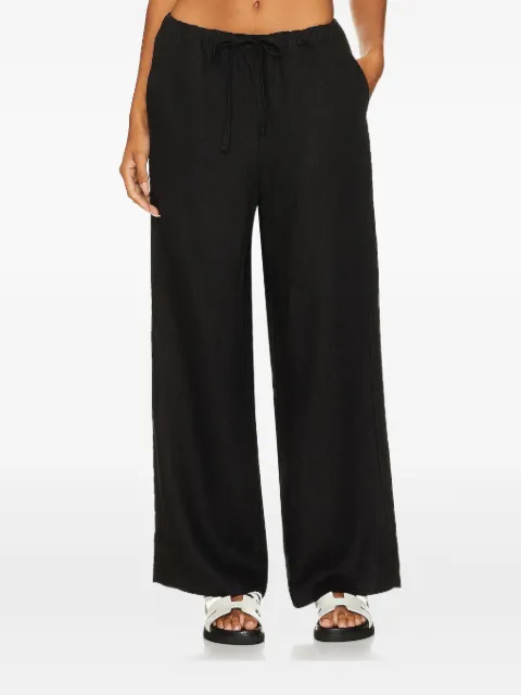 Rails drawstring-fastening trousers