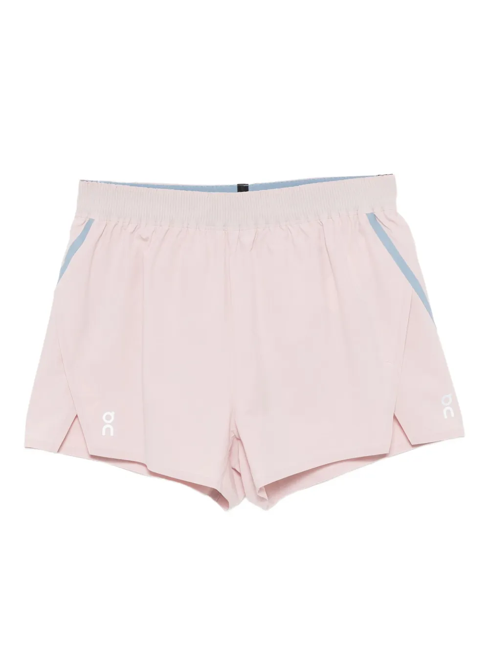 On Running Shorts met logoprint Roze