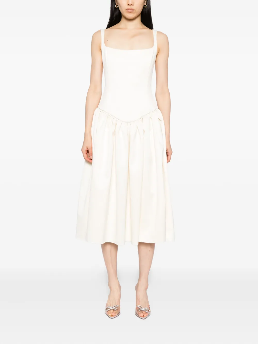 De La Vali Lola midi dress - Beige