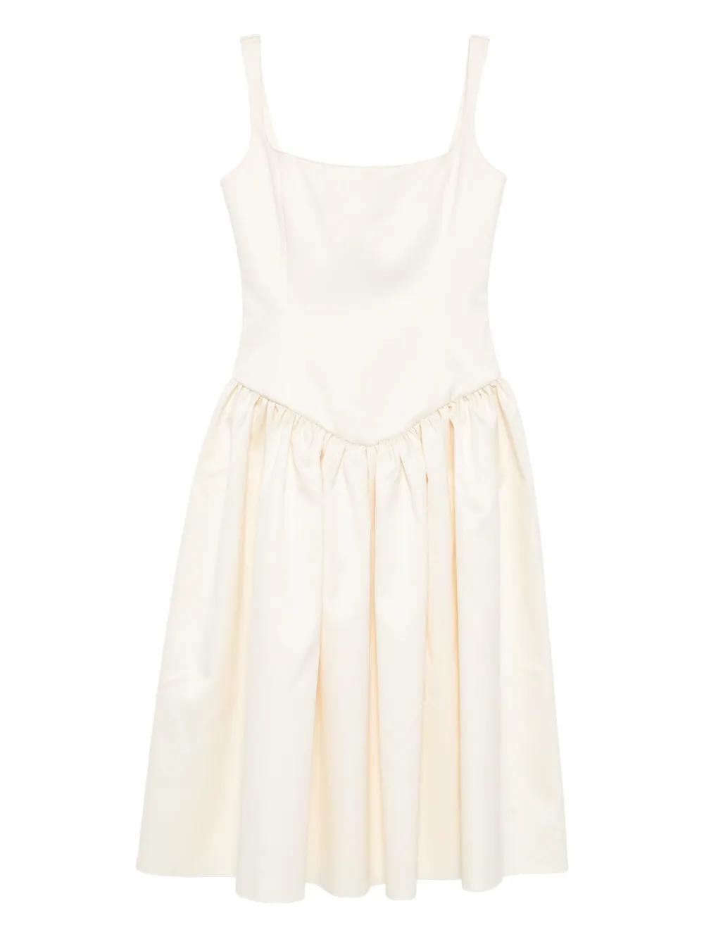 De La Vali Lola Midi Dress In Neutral
