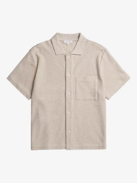 Norse Projects camisa de tejido gofrado