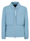 Moose Knuckles zip-front patch-pocket jacket - Blue