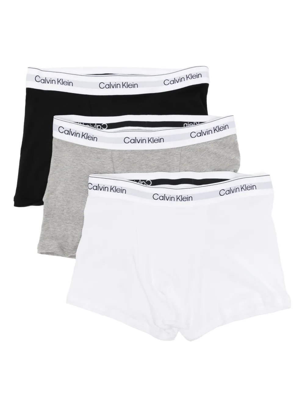 Calvin Klein Slip con logo in vita (3 pezzi) - Grigio