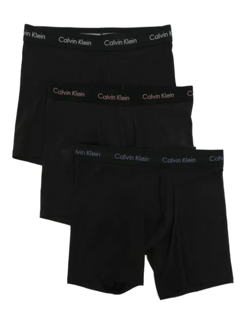 Calvin Klein logo-waistband briefs (set of three)