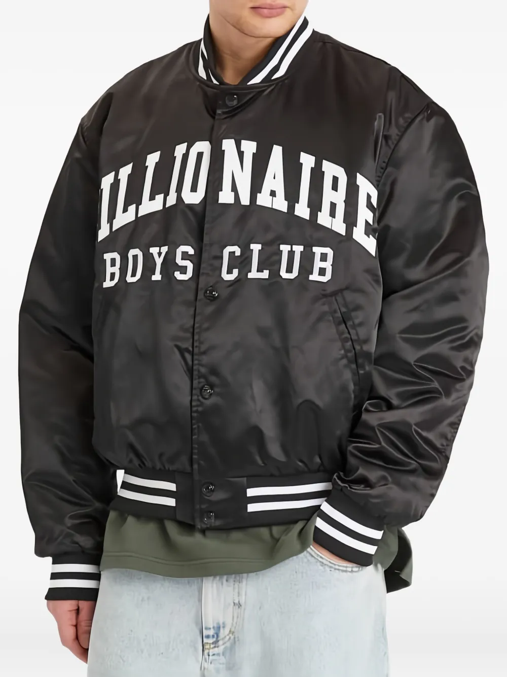 Billionaire Boys Club Satijnen jack Zwart