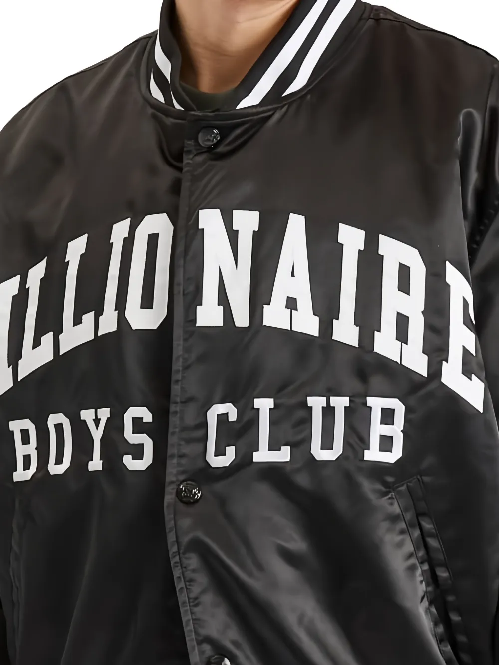 Billionaire Boys Club Satijnen jack Zwart