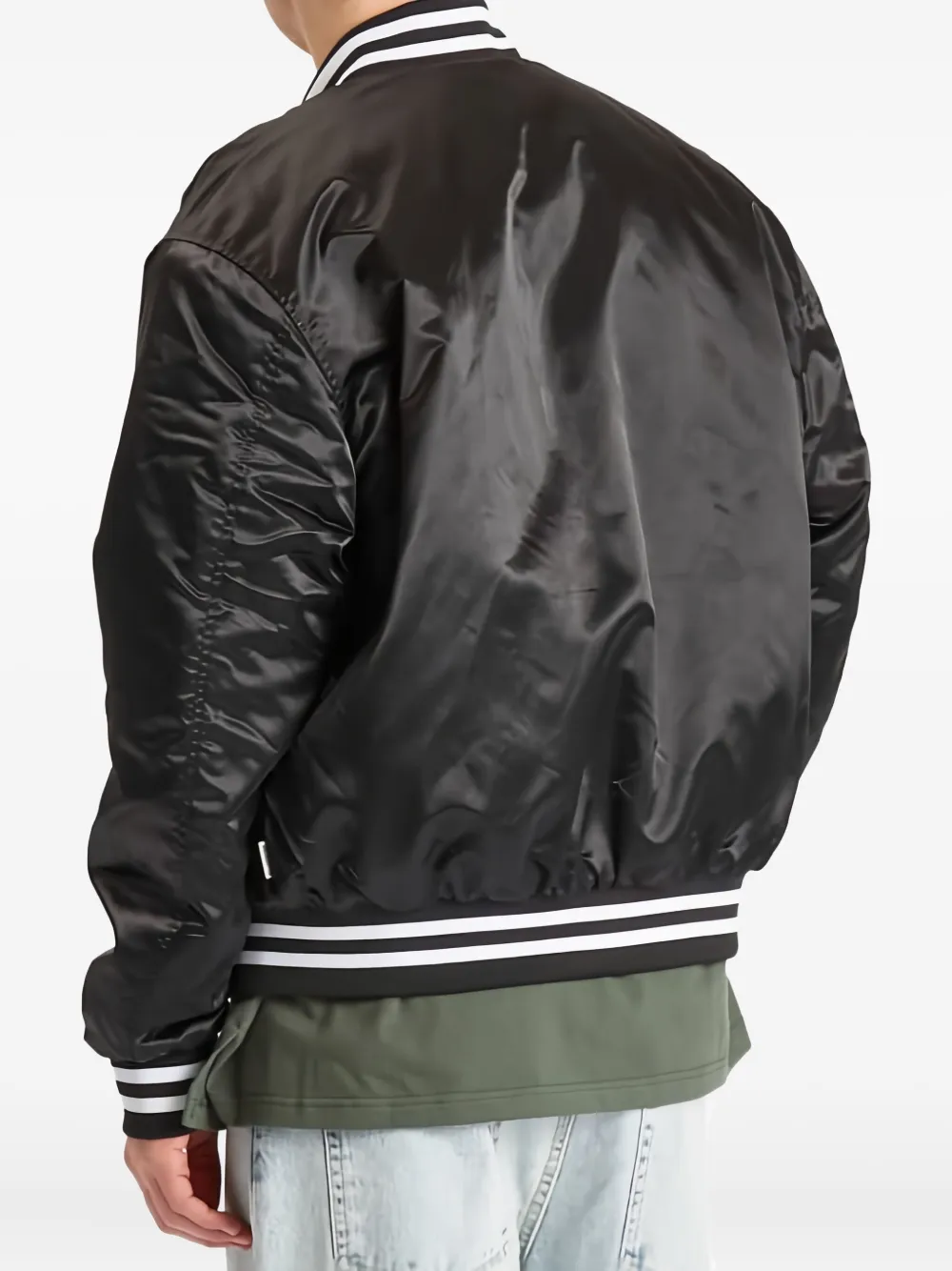 Billionaire Boys Club Satijnen jack Zwart