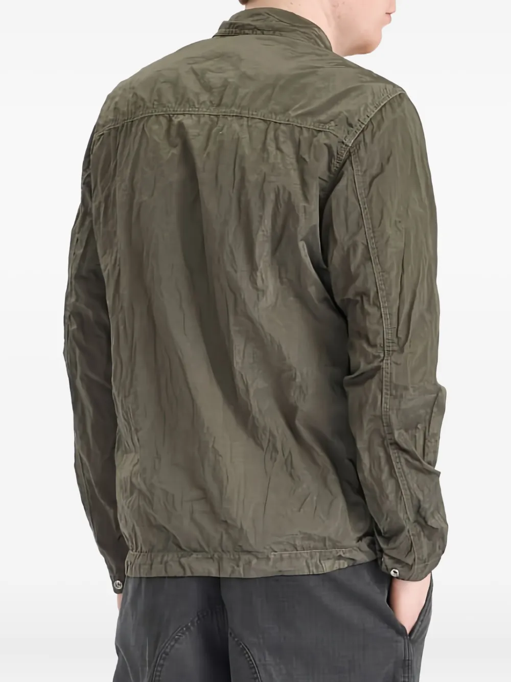 Stone Island Shirtjack met rits Groen