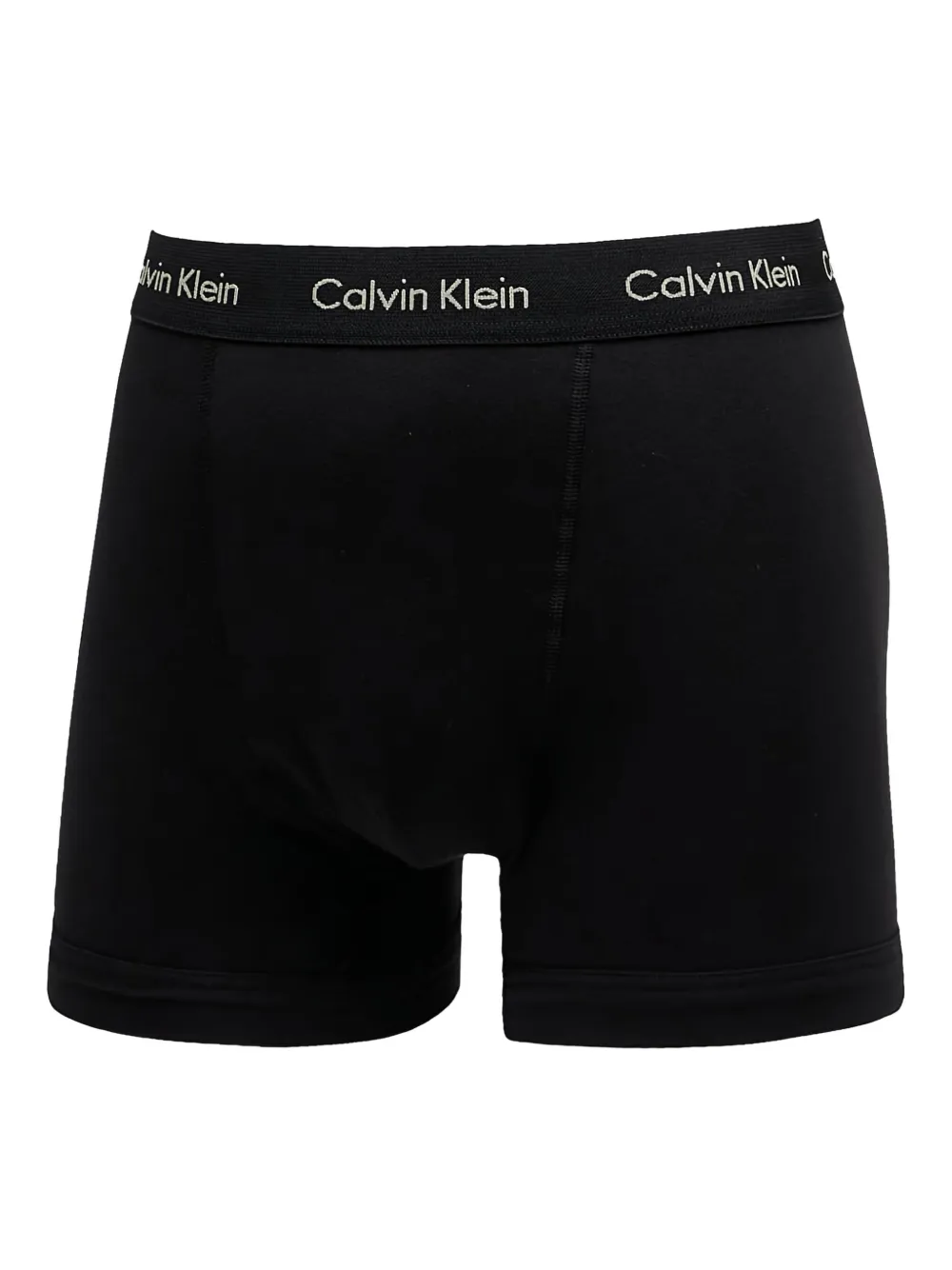 Calvin Klein Drie boxershorts met logoband Zwart