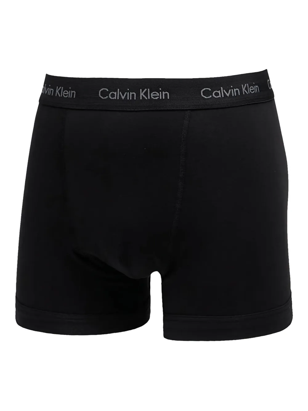 Calvin Klein Drie boxershorts met logoband Zwart