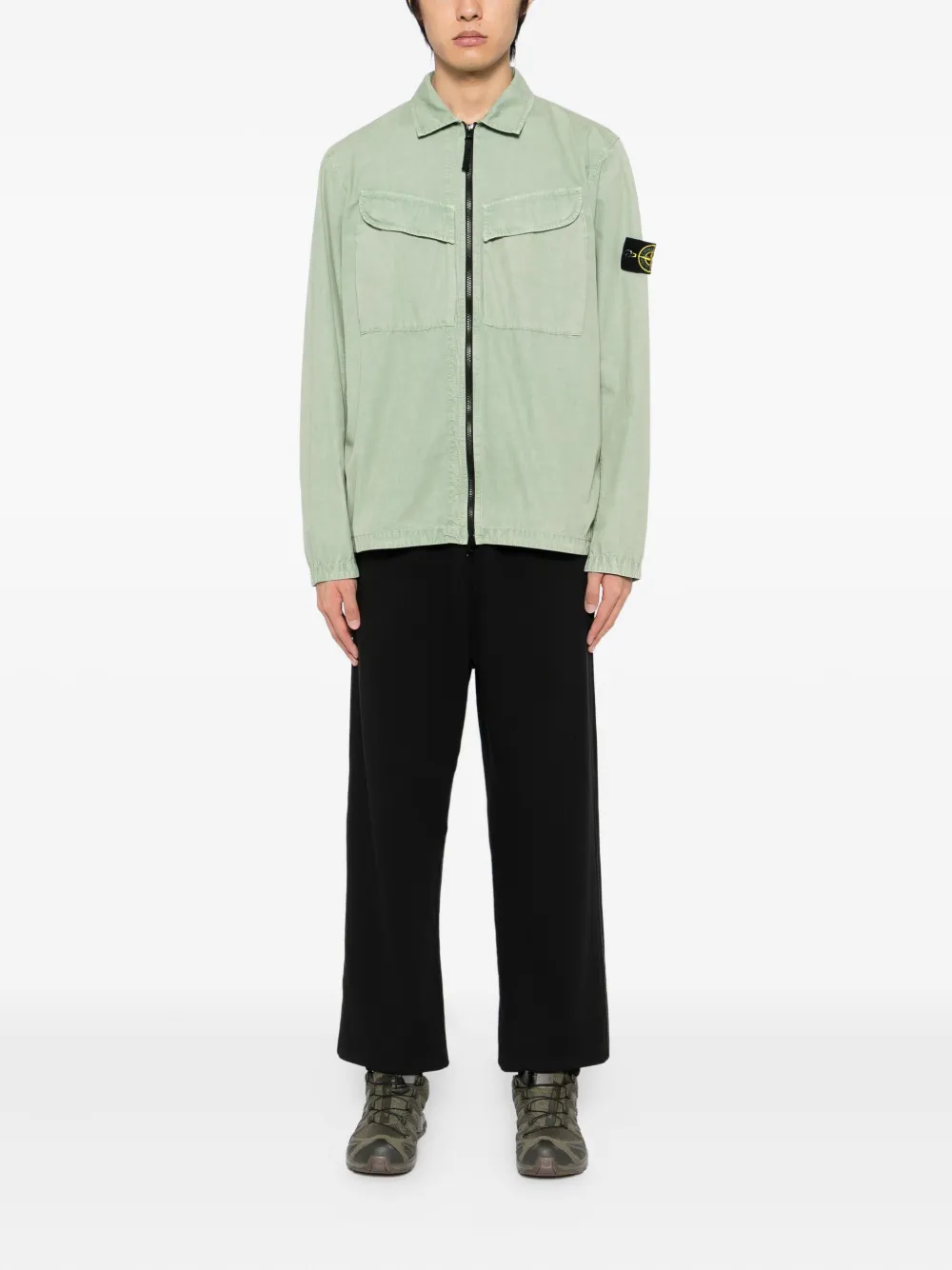 Stone Island logo-embroidered pants | Sweatpants | Image 2