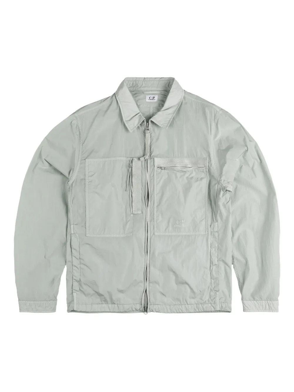 C.P. Company zip-front lightweight jacket | Blue | Image 1