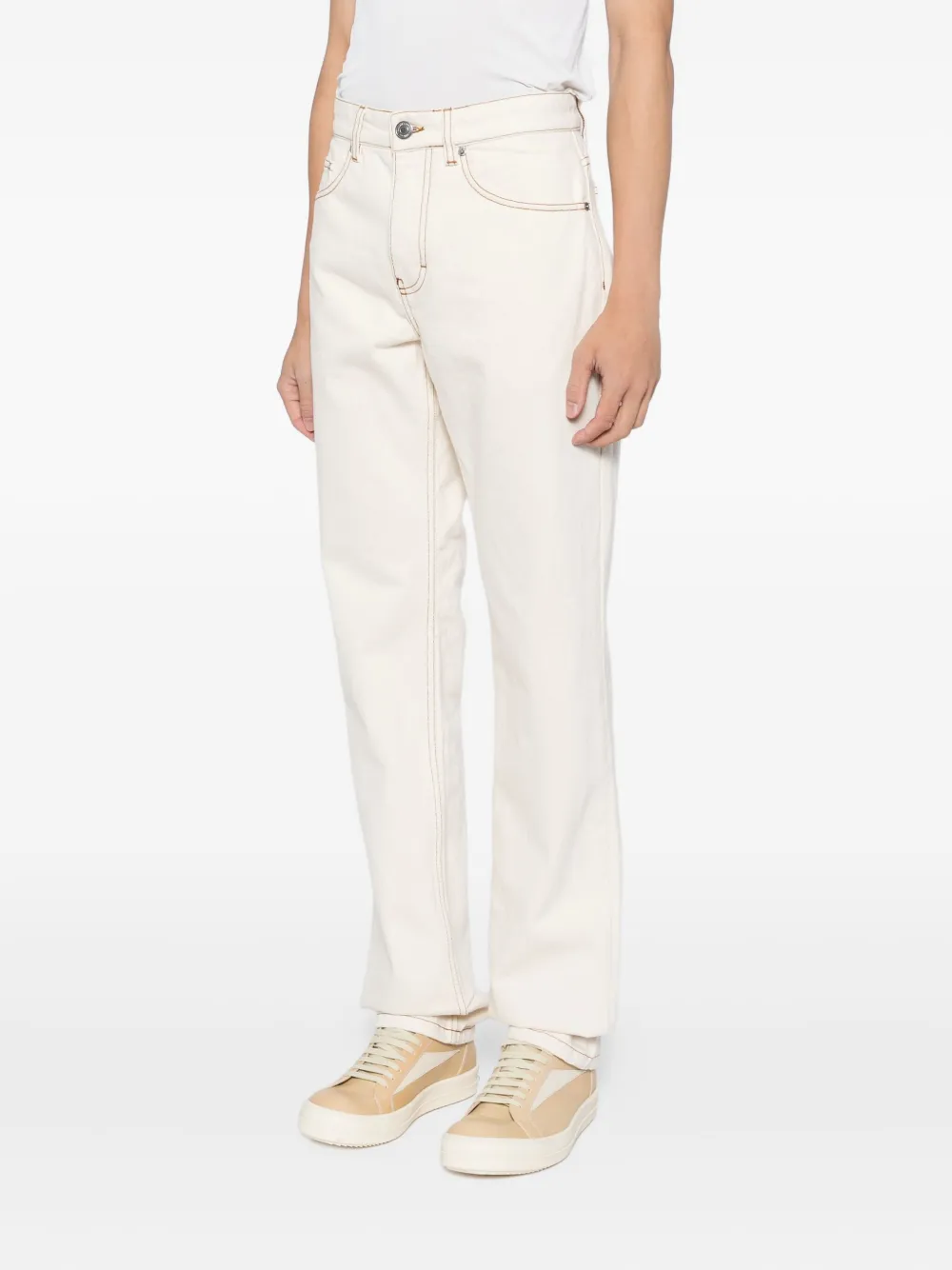 AMI Paris classic jeans Beige