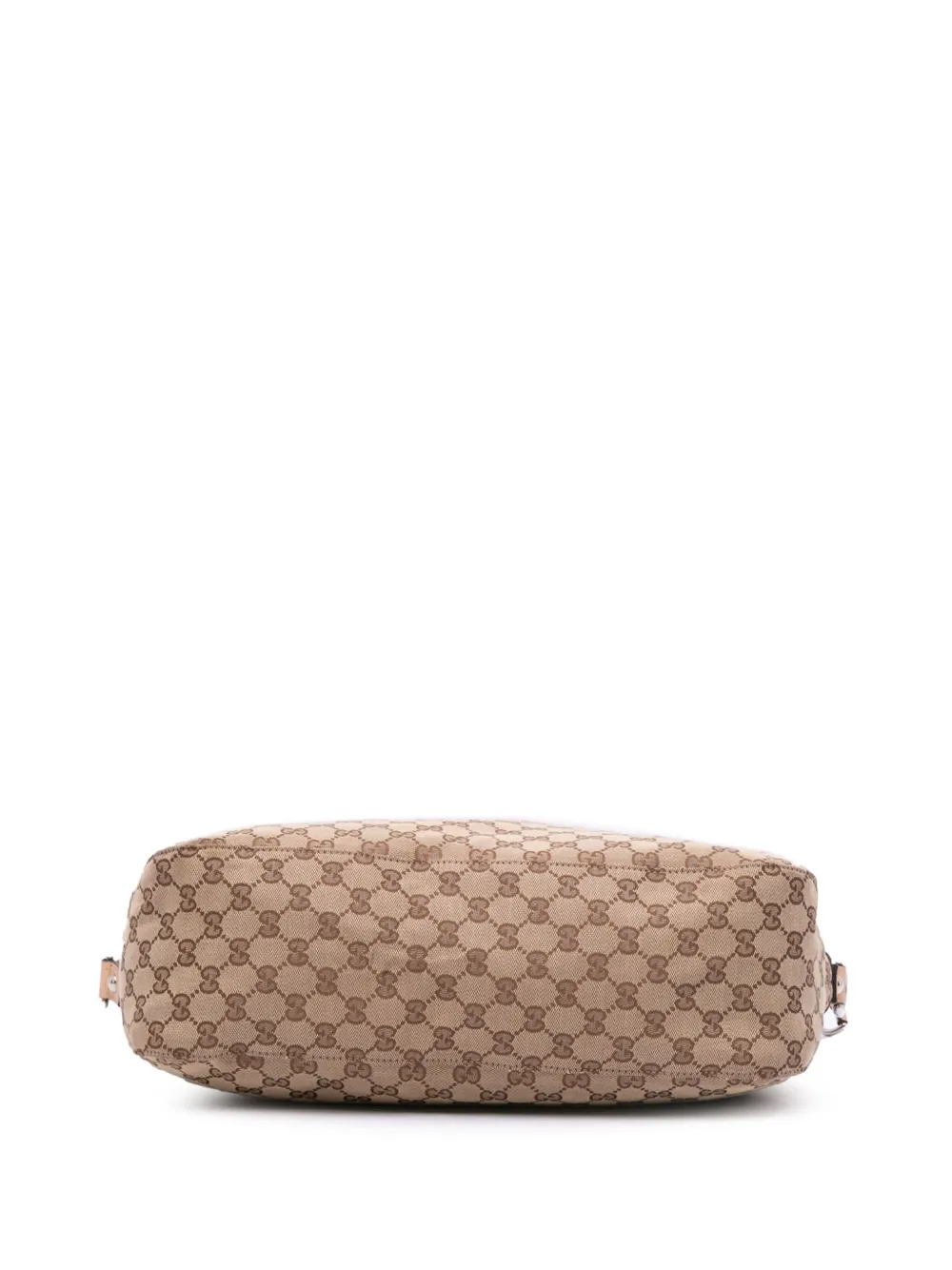 Pre-owned Gucci 2016-2024 Large Gg Canvas Icon Bit Satchel