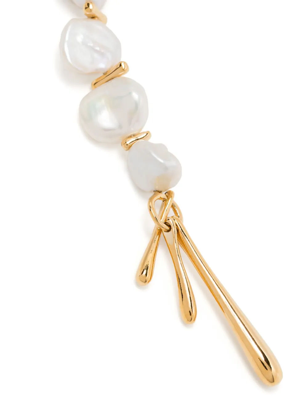 Missoma Keshi oorbellen met parel - Goud